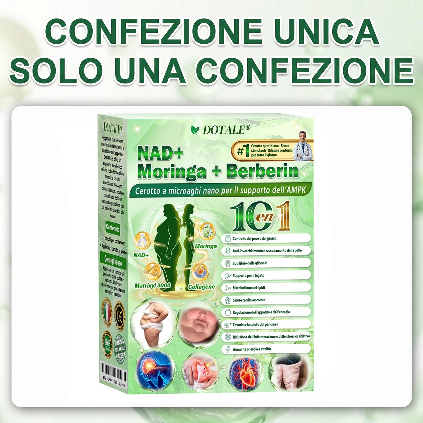 DOTALE®Sono rimaste solo 5 confezioni!Ti offriamo un ulteriore sconto del 30%!Riprendi la tua forma fisica e la tua salute.Se perdi questa occasione, non ne avrai un’altra fino al prossimo anno.