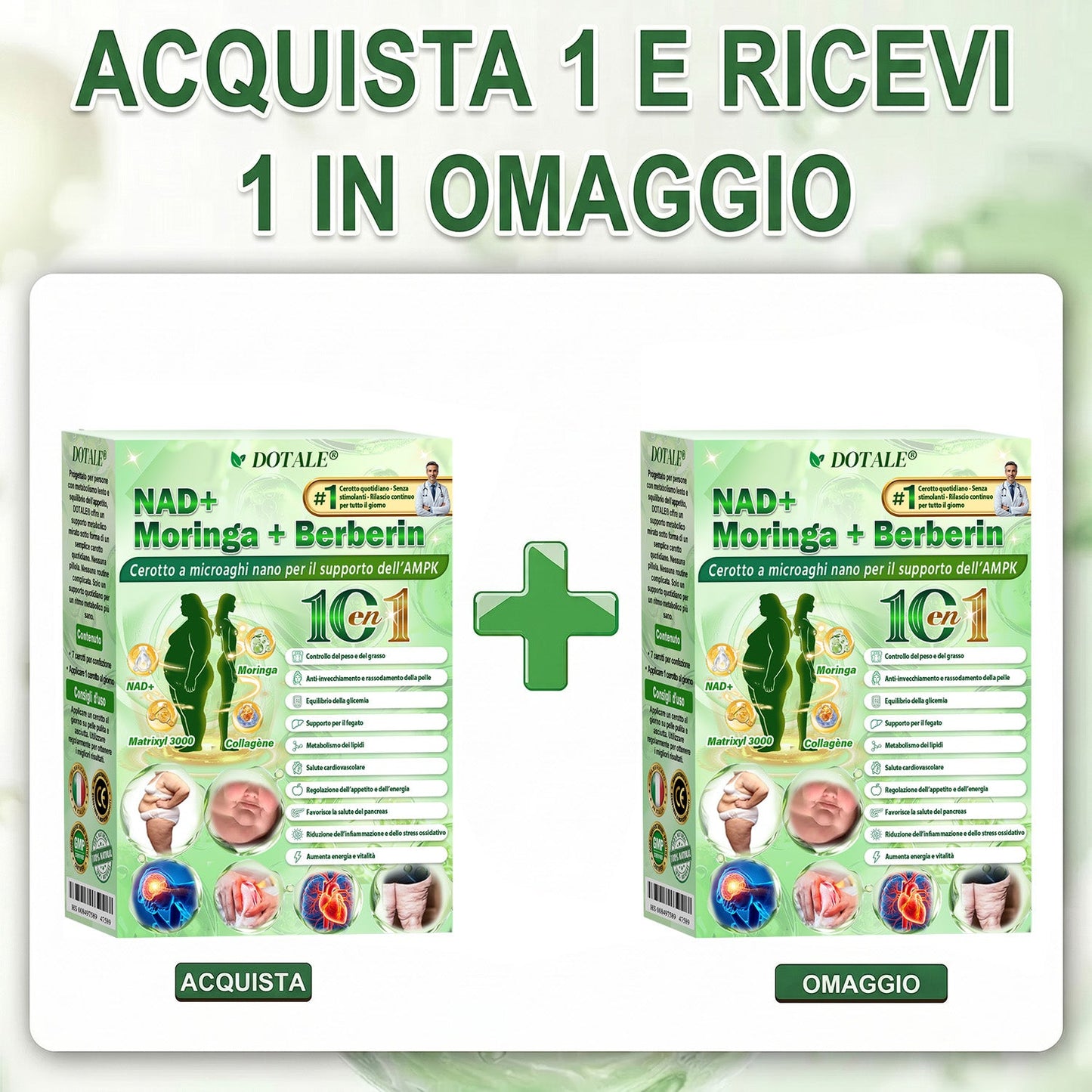 DOTALE®Sono rimaste solo 5 confezioni!Ti offriamo un ulteriore sconto del 30%!Riprendi la tua forma fisica e la tua salute.Se perdi questa occasione, non ne avrai un’altra fino al prossimo anno.