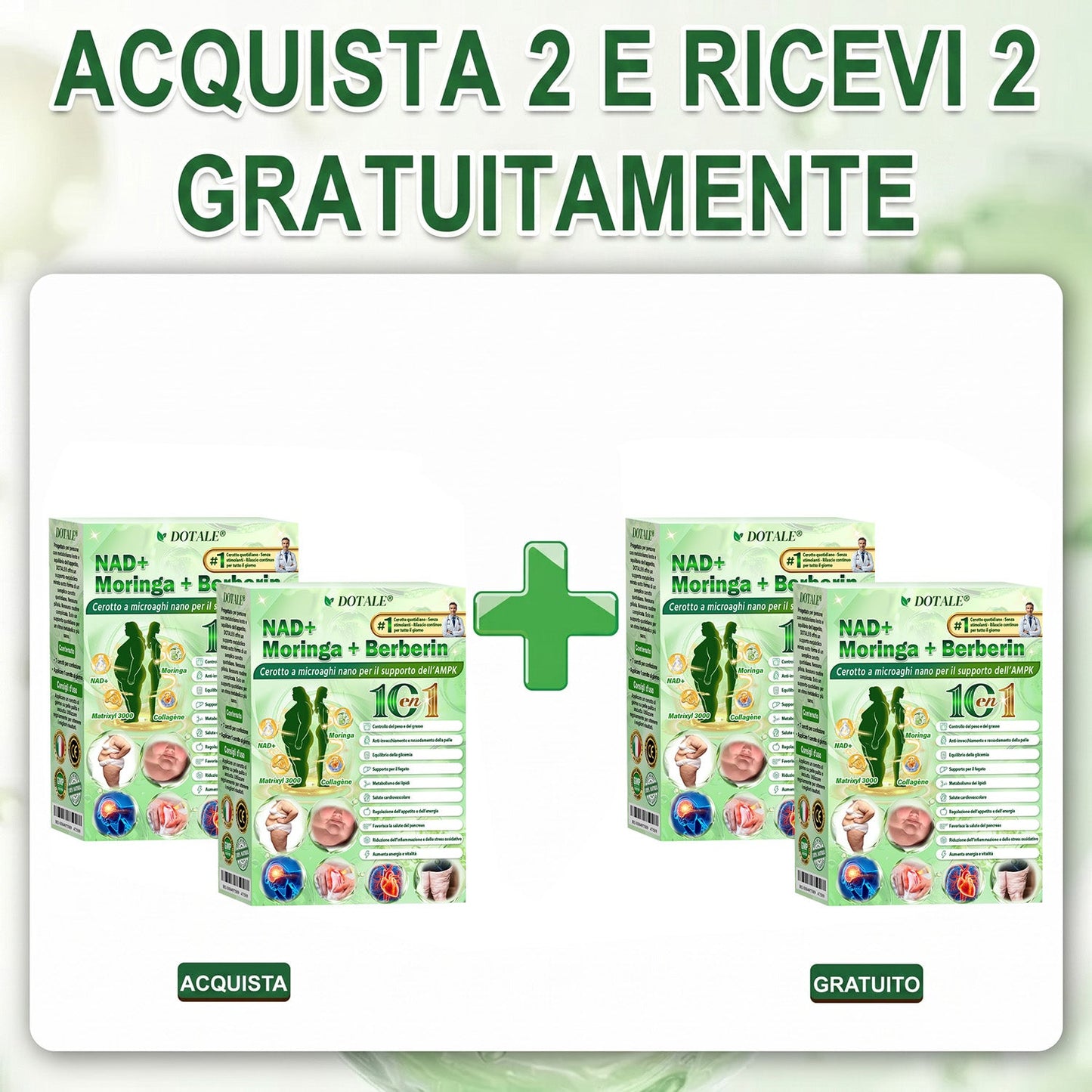 DOTALE®Sono rimaste solo 5 confezioni!Ti offriamo un ulteriore sconto del 30%!Riprendi la tua forma fisica e la tua salute.Se perdi questa occasione, non ne avrai un’altra fino al prossimo anno.
