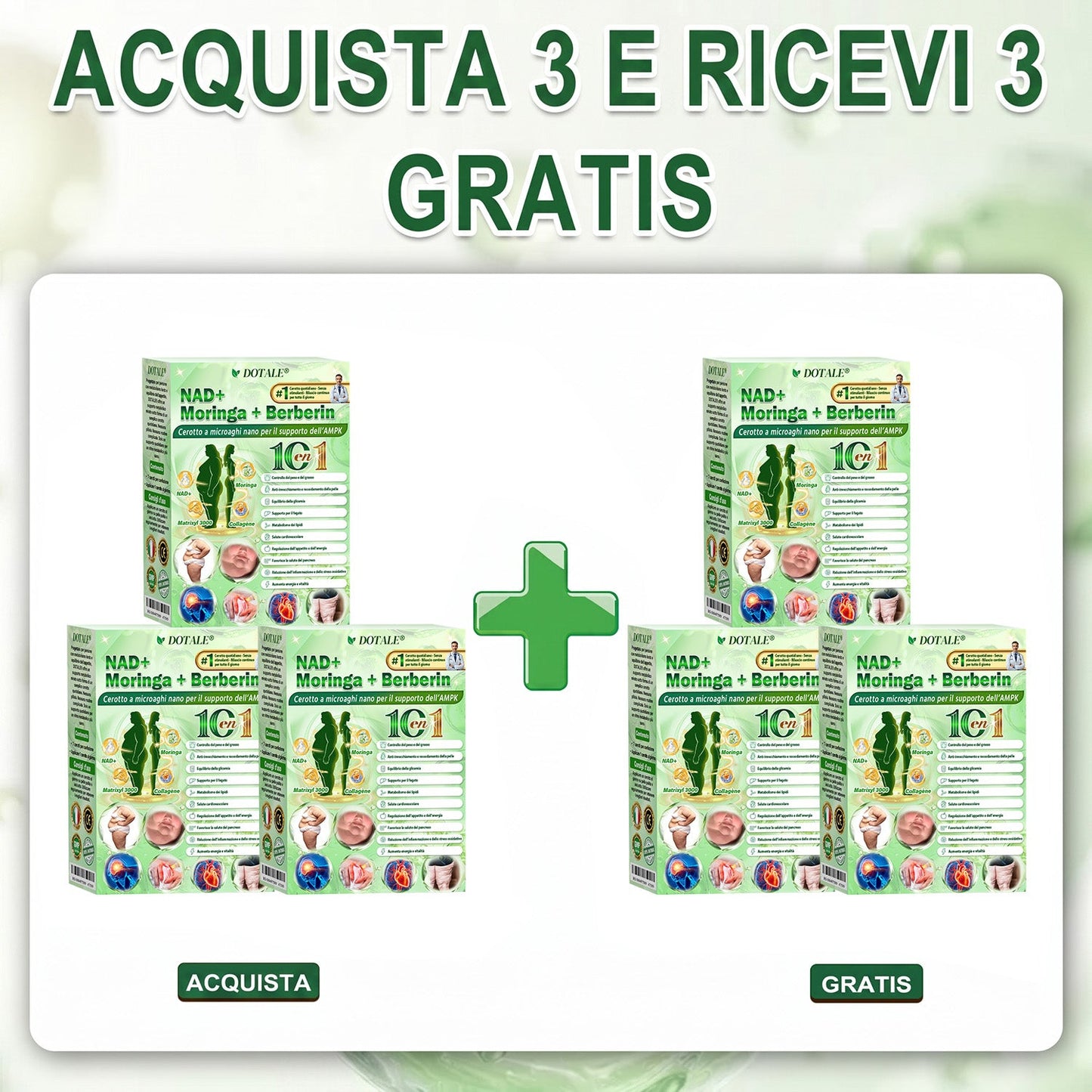 DOTALE®Sono rimaste solo 5 confezioni!Ti offriamo un ulteriore sconto del 30%!Riprendi la tua forma fisica e la tua salute.Se perdi questa occasione, non ne avrai un’altra fino al prossimo anno.