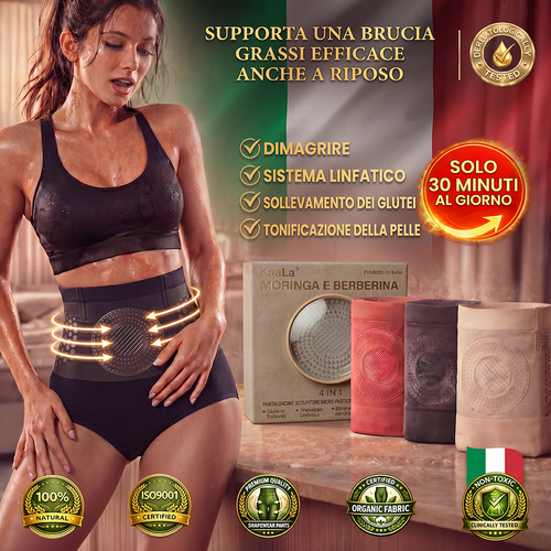 💎 Offerta Esclusiva Upsell 30% di Sconto | KaaLa® Shorts Modellanti Brucia Grassi 4-in-1 con Moringa e Berberina
