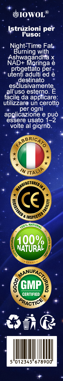 IOWOL® Cerotti brucia grassi notturni! Nessuna pillola, nessuno spreco, nessuno sforzo, risultati garantiti al 100%.